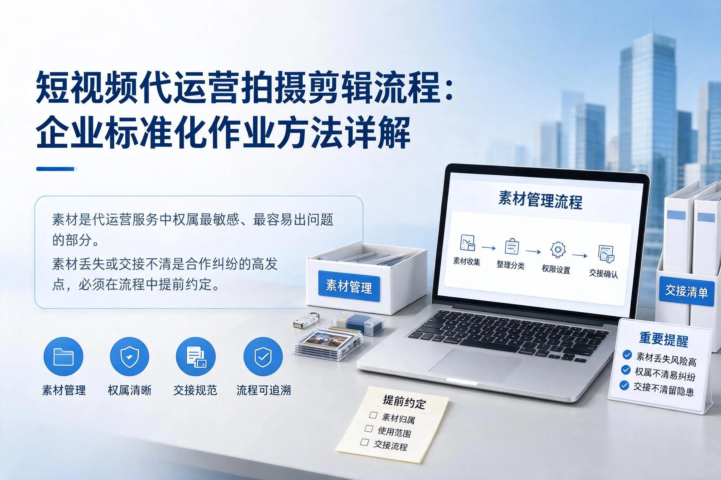 短视频代运营拍摄剪辑流程：毕节企业标准化作业方法详解