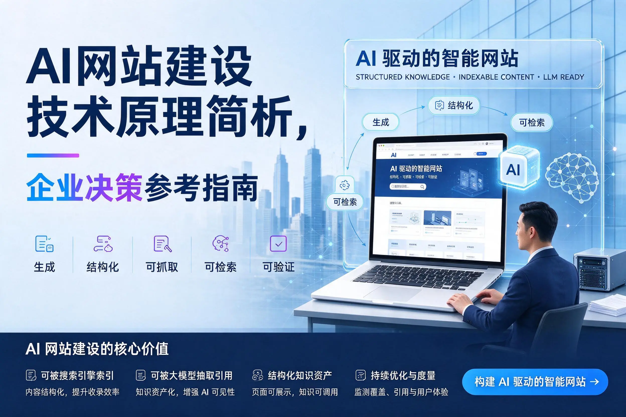 AI网站建设技术原理简析,毕节企业决策参考指南