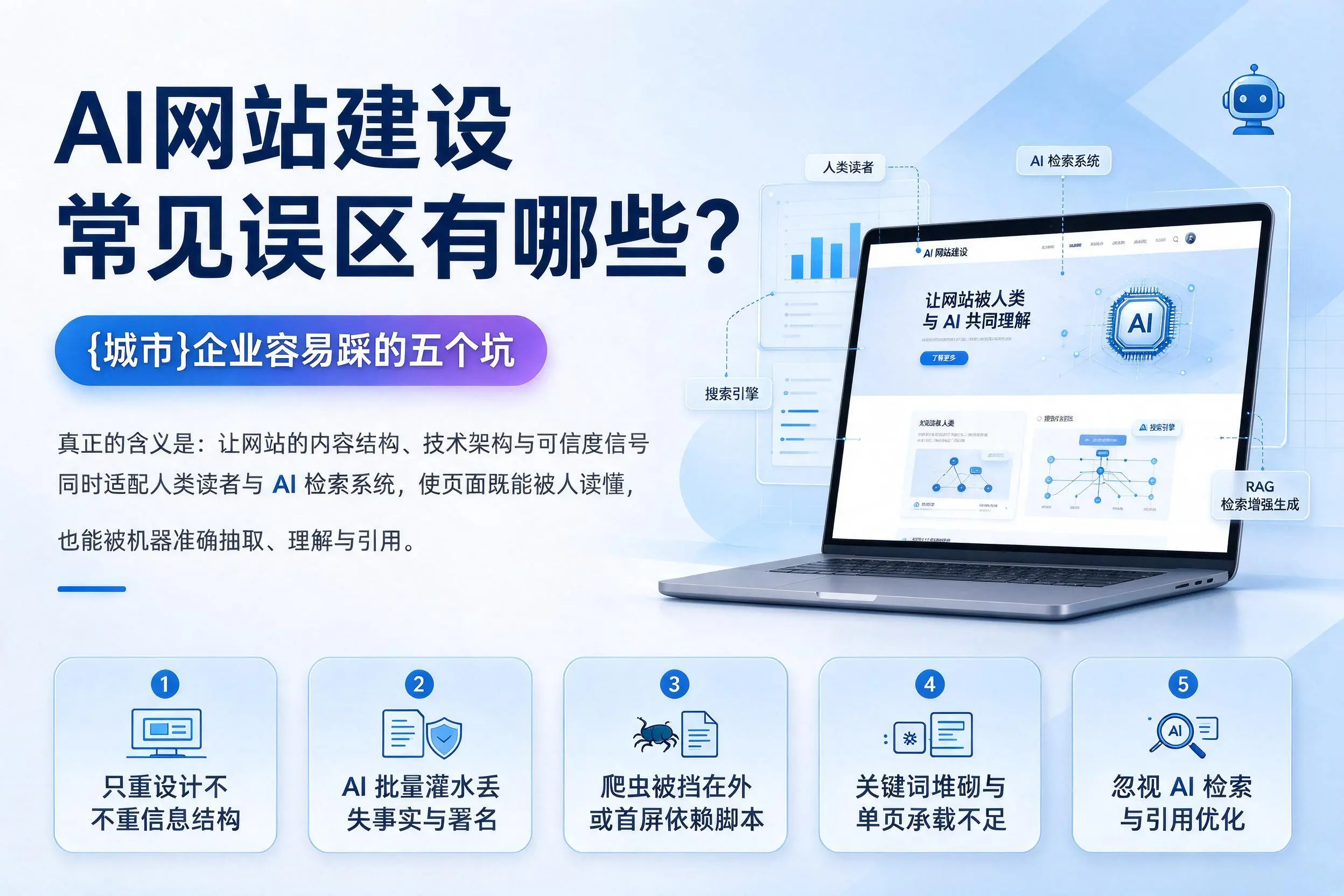 AI网站建设常见误区有哪些？毕节企业容易踩的五个坑