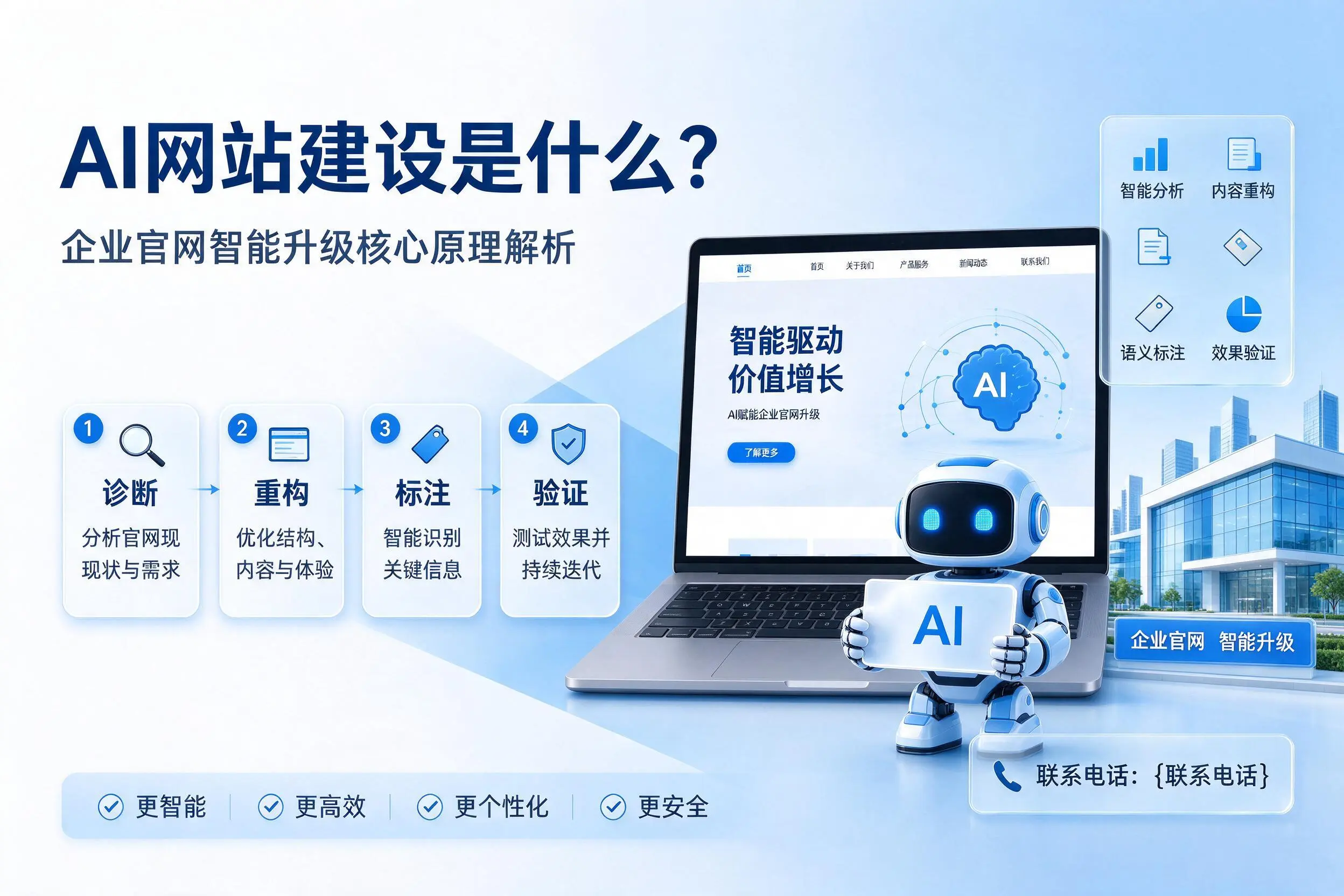 AI网站建设是什么？毕节企业官网智能升级核心原理解析