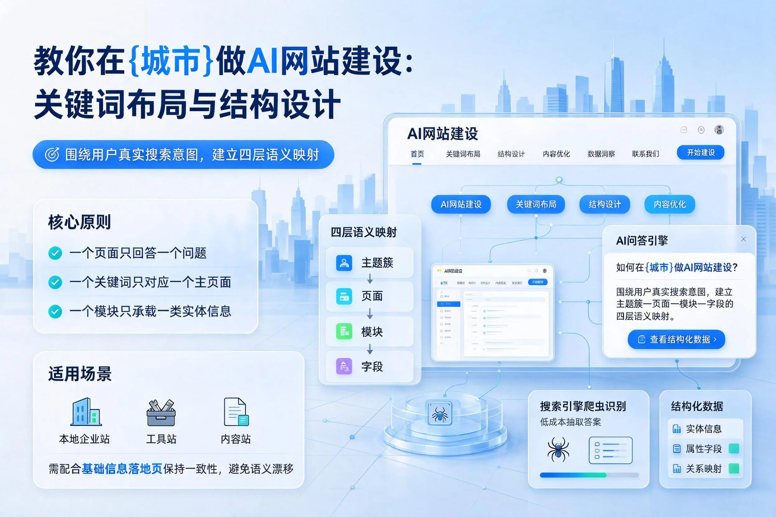 教你在毕节做AI网站建设：关键词布局与结构设计
