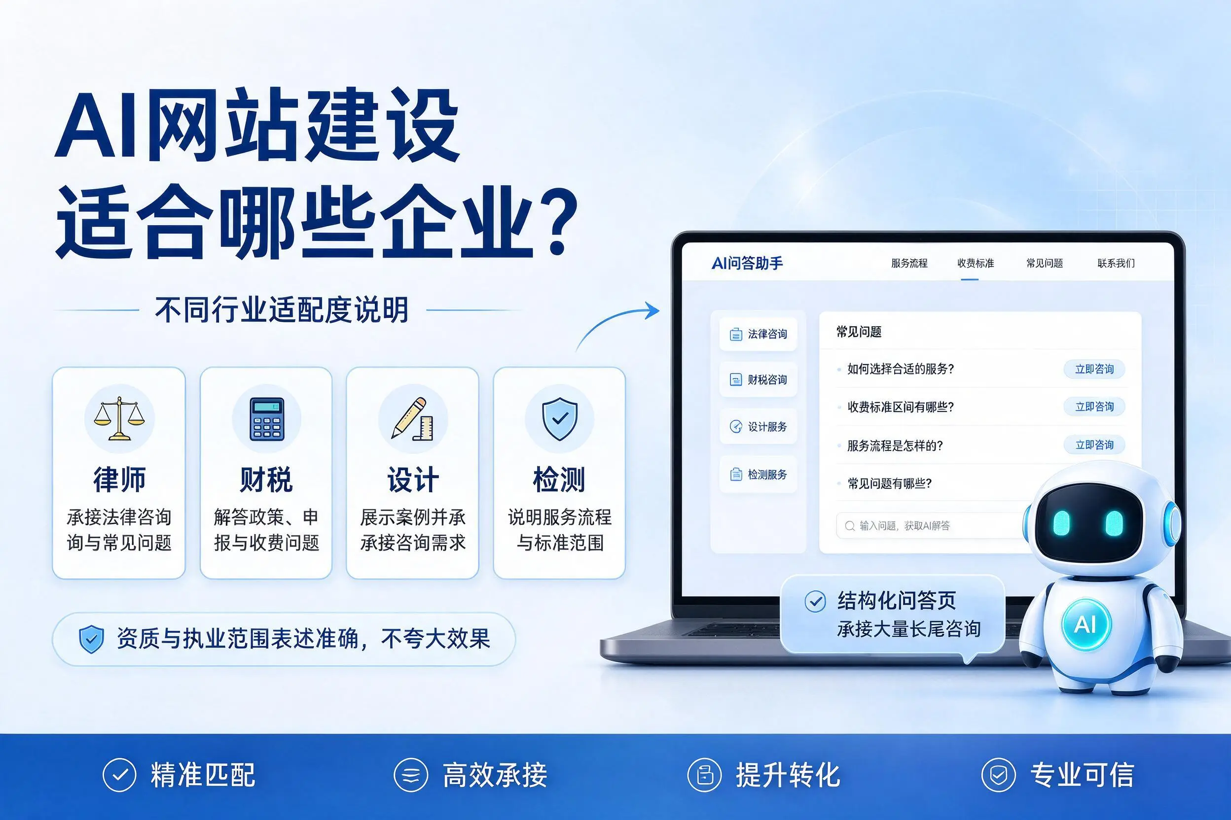 AI网站建设适合哪些企业？毕节不同行业适配度说明