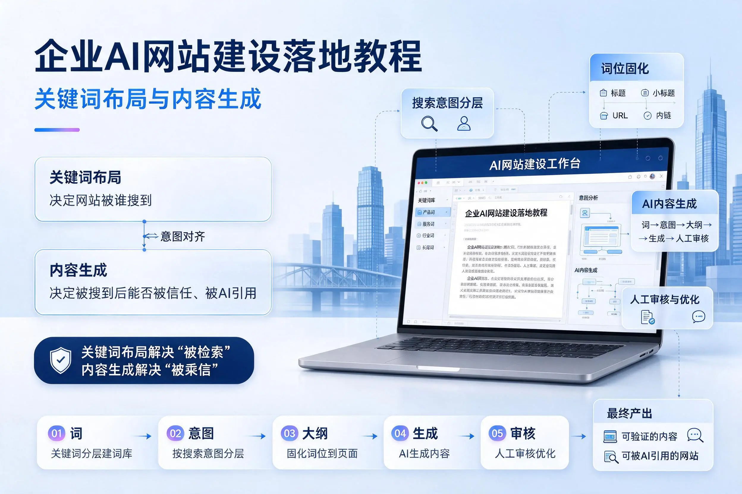 毕节企业AI网站建设落地教程：关键词布局与内容生成