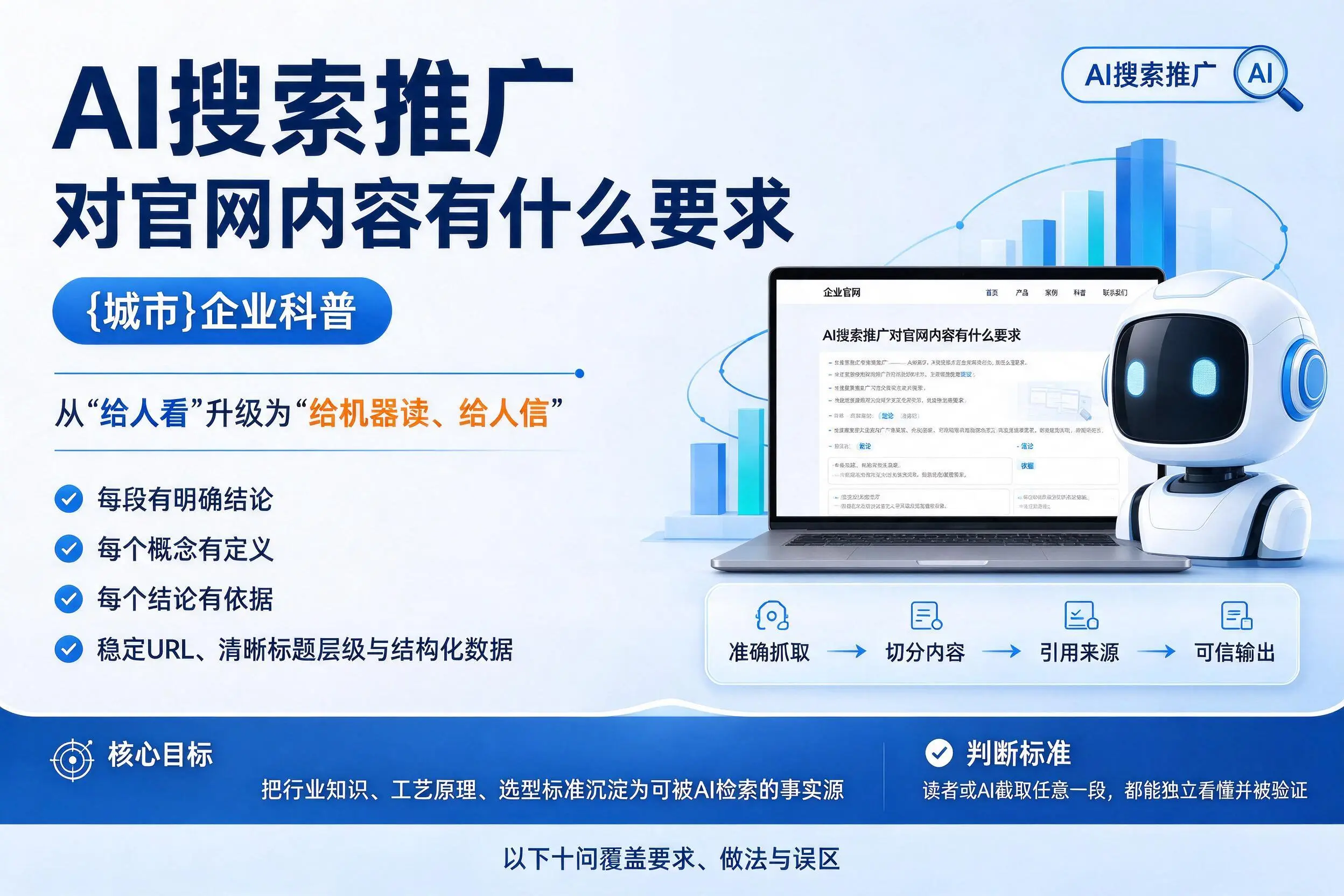 AI搜索推广对官网内容有什么要求，毕节企业科普